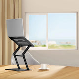 Wozinsky WRS-CPY75DSB Aluminium Laptop og Tablet Stand + Gratis Smartphone Stand - sort