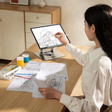 Laptop stativ Wozinsky WRS-CPY84SS aluminium + Gratis! smartphone stativ - sølv