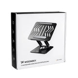 Laptop stativ Wozinsky WRS-CPY84SB 360 aluminium + Free! smartphone stativ - sort
