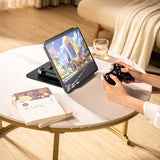 Laptop stativ Wozinsky WRS-CPY84SB 360 aluminium + Free! smartphone stativ - sort