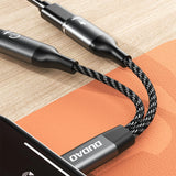 Dudao L13C+ 2in1 USB-C-adapter - Grå