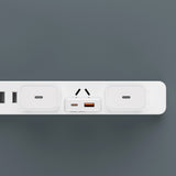 GaN Dudao A30EUT 30W USB-A / USB-C Wall Charger + USB-C - USB-C Cable - Hvid