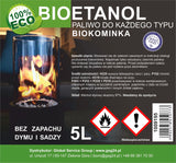 Bioalkohol bioethanol bio-brændstof til biokamin 5L