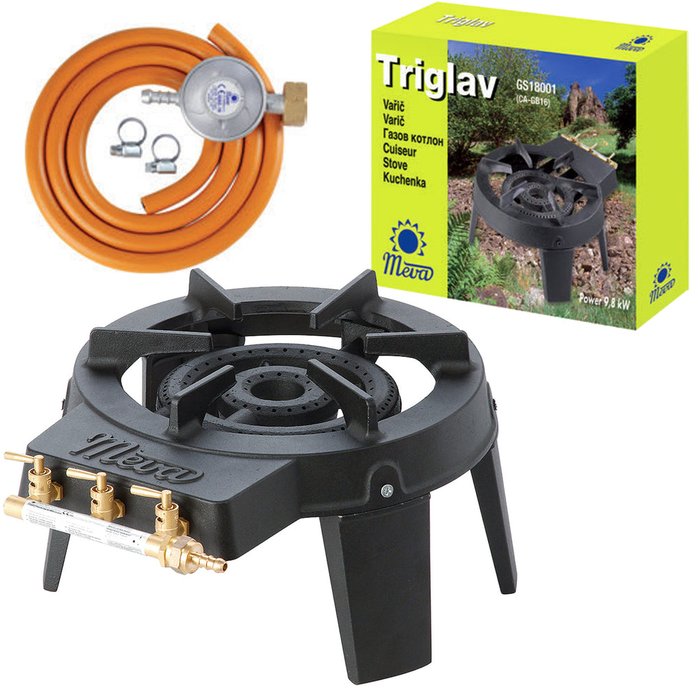 TRIGLAV 9kW 3-brænder industriel gasovn