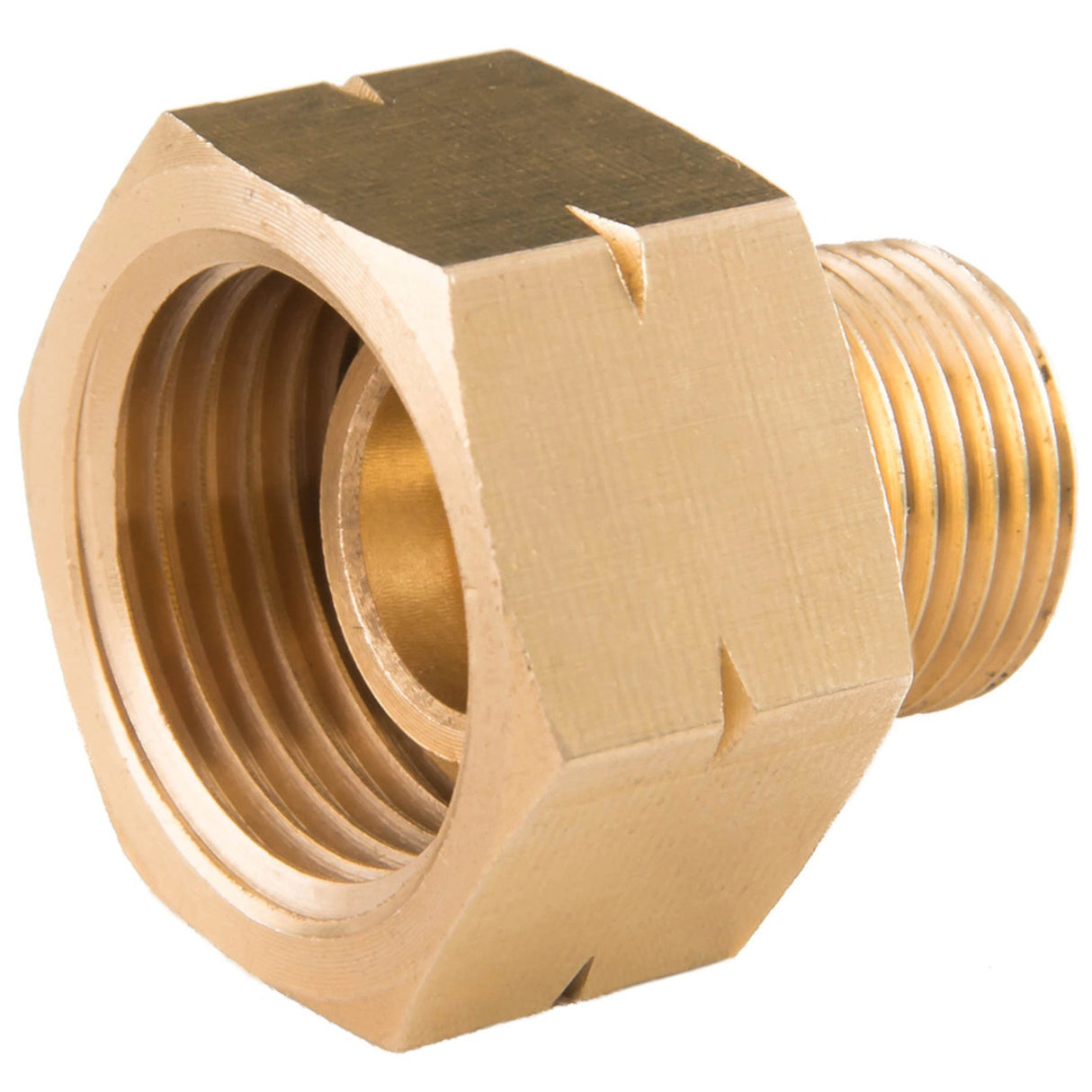 Reduktionsadapter fra en gasflaske 21,8 mm L - 3/8" L