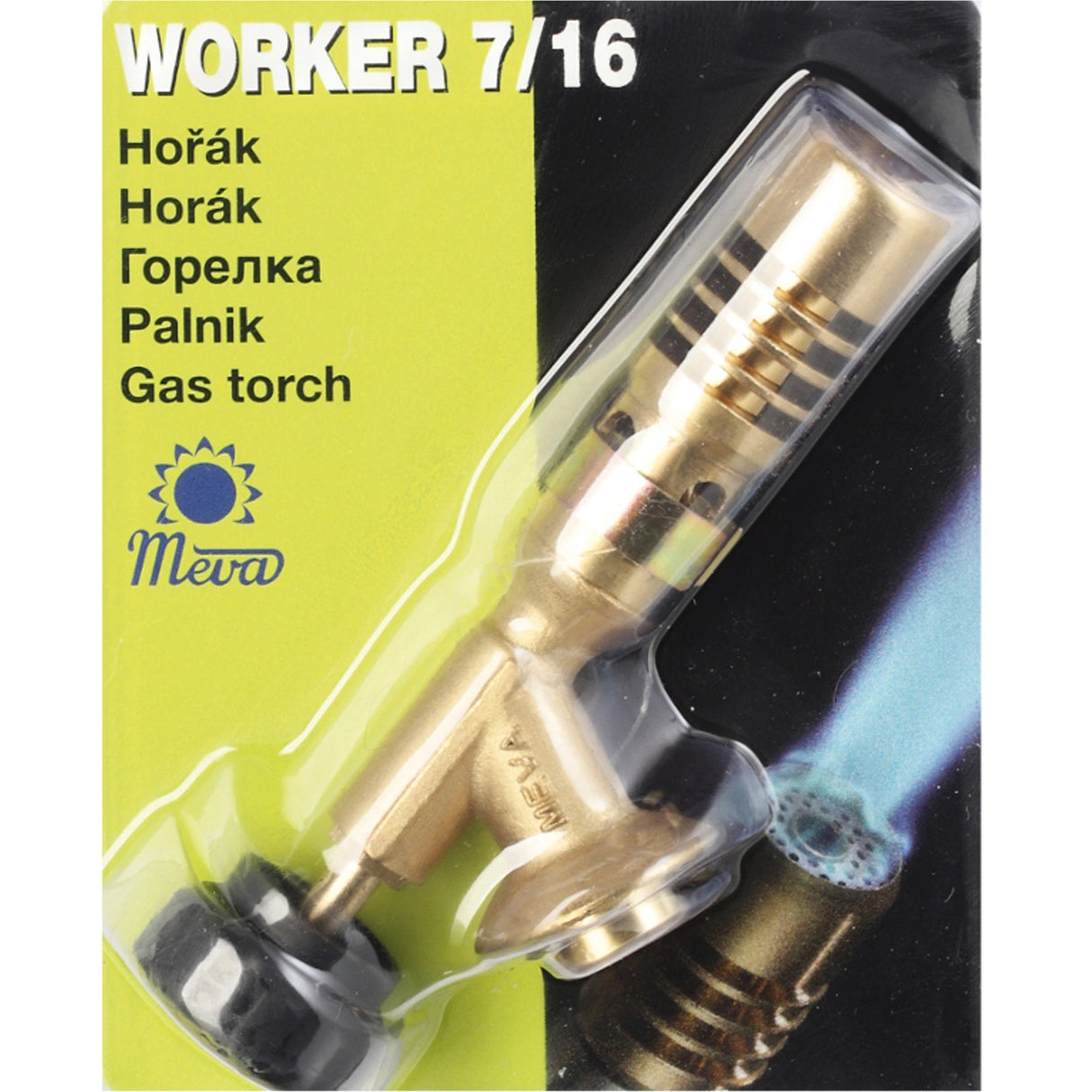 PB patron gasbrænder med 7/16 ventil WORKER 1,8 kW