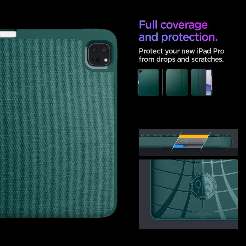 Spigen Urban Fit iPad Pro 13" 2024 Case - Grøn