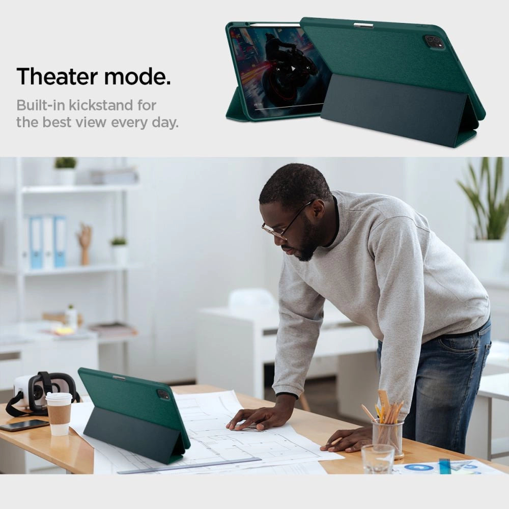 Spigen Urban Fit iPad Pro 13" 2024 Case - Grøn