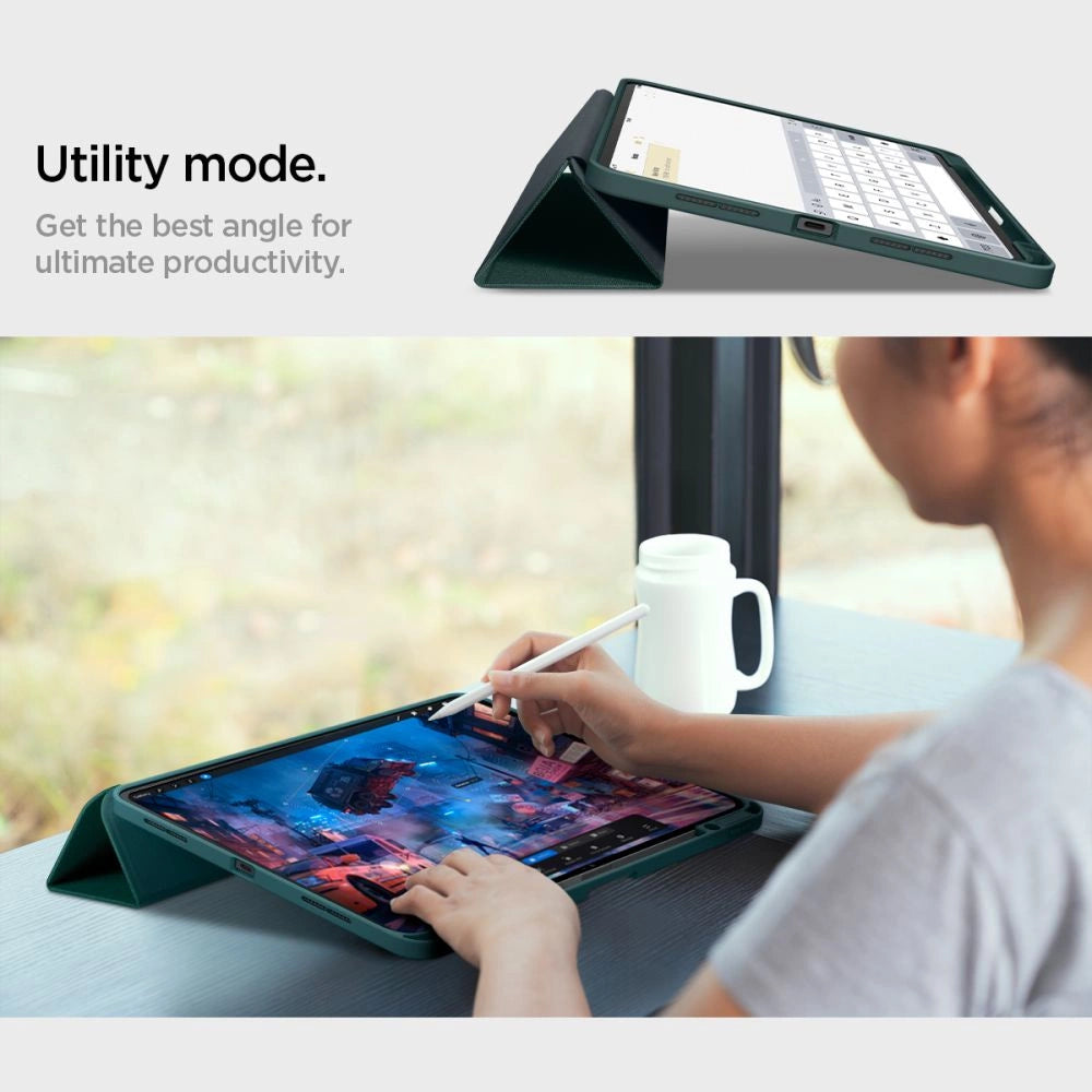 Spigen Urban Fit iPad Pro 13" 2024 Case - Grøn