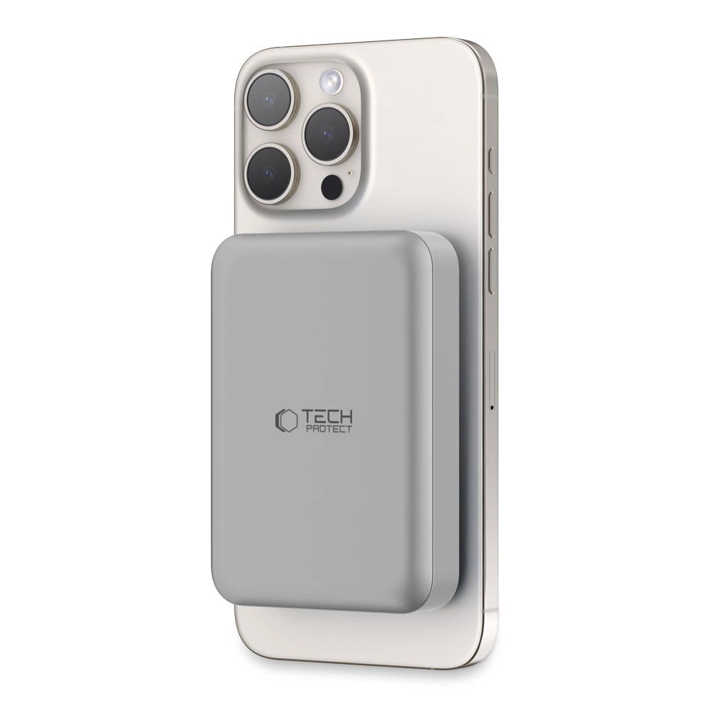 Powerbank Tech-Protect PB11 LifeMag MagSafe 10000 mAh - titanium