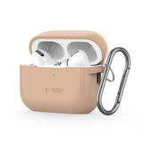 Tech-Protect Silicone Hook Case til Apple AirPods Pro 1 / 2 - Beige