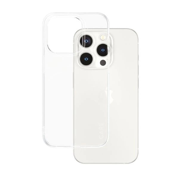 CARE af PanzerGlass Slim X-Ray Case til iPhone 15 Pro - Clear
