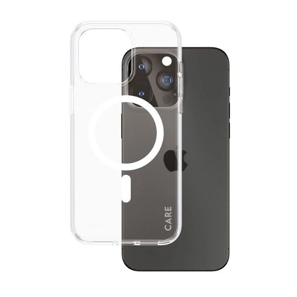 CARE af PanzerGlass Urban Combat Case MagSafe til iPhone 15 Pro Max - Hvid