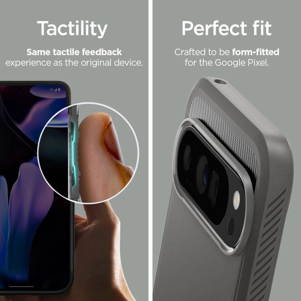 Spigen Rugged Armor Case til Google Pixel 9 Pro XL - Grå