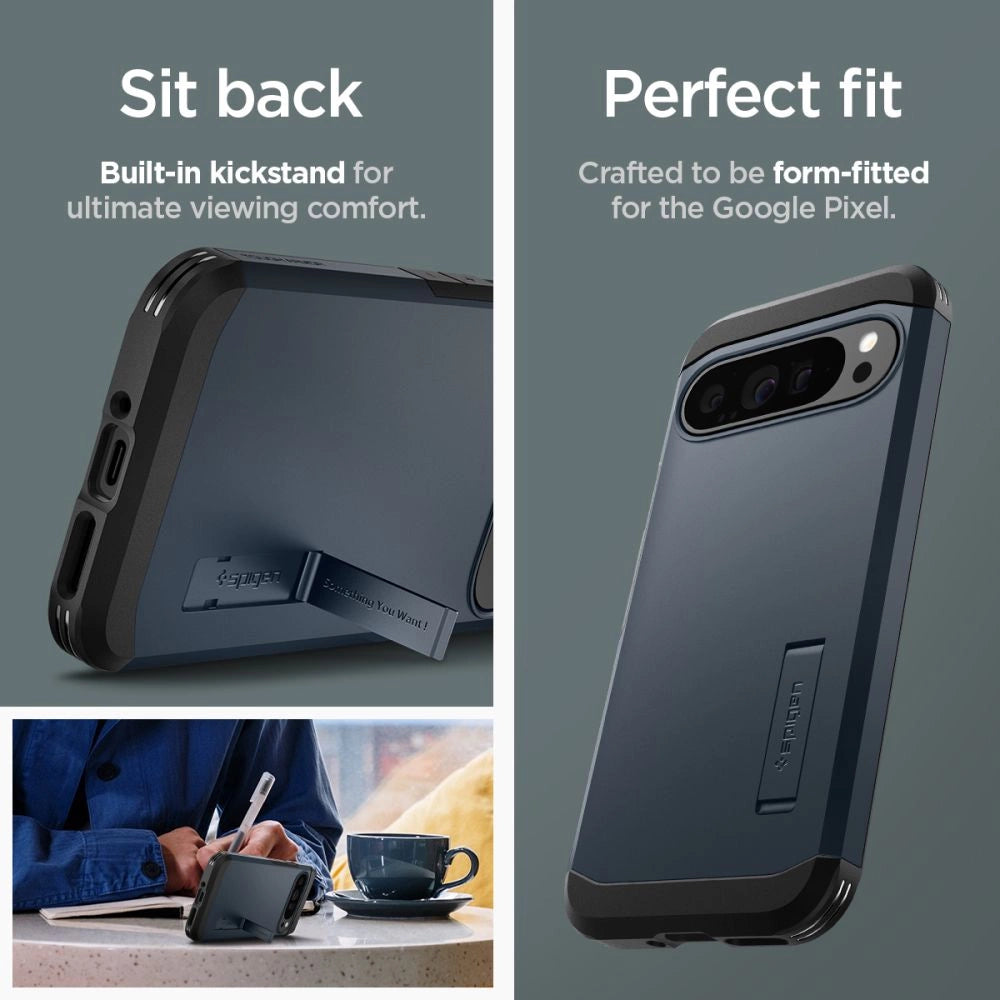 Spigen Tough Armor case til Google Pixel 9 Pro XL - grafit