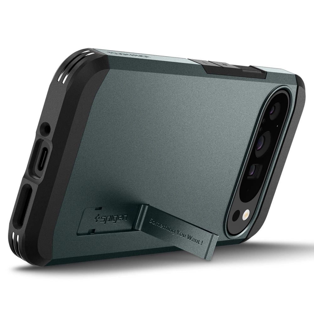 Spigen Tough Armor Case til Google Pixel 9 Pro XL - Grøn