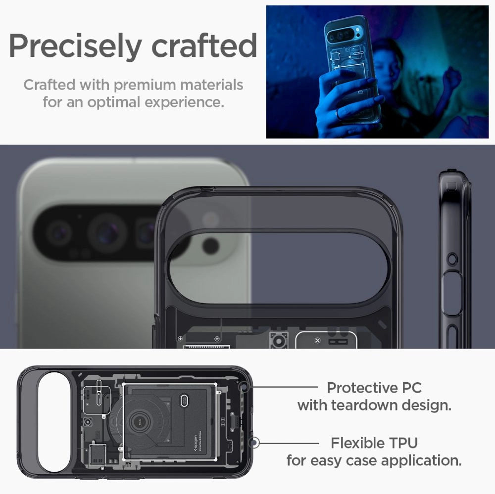 Spigen Ultra Hybrid Case til Google Pixel 9 Pro XL - Grå