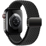 Tech-Protect Nylonmag Strap til Apple Watch 4 / 5 / 6 / 7 / 8 / 9 / SE (38 / 40 / 41 mm) - sort
