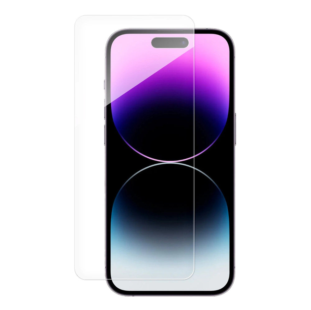 Standard hærdet glas 9H til iPhone 16 Pro / iPhone 17 / iPhone 17 Pro