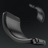 Carbon Case til iPhone 16 Silicone Case - sort