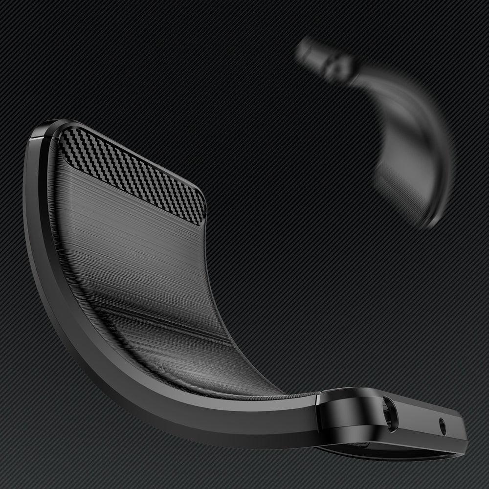 Carbon Case til iPhone 16 Plus Silicone Case - sort