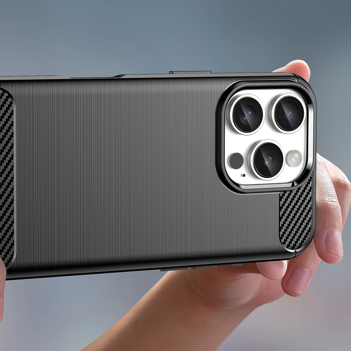 Carbon Case til iPhone 16 Pro - sort