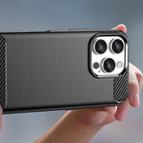 Carbon Case til iPhone 16 Pro - sort