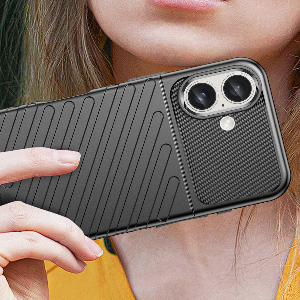 Thunder Case iPhone 16 Silicone Case - sort