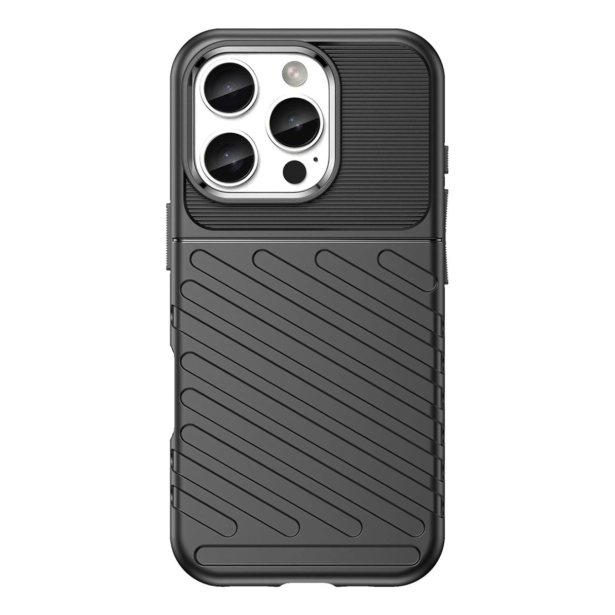 Thunder Case til iPhone 16 Pro Max Silicone Case - sort