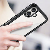 Outer Space Case med gelramme til iPhone 16 - sort