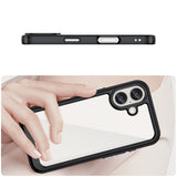 Outer Space Case med gelramme til iPhone 16 Plus - sort