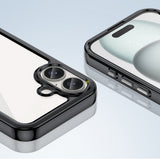 Outer Space Case med gelramme til iPhone 16 Plus - sort