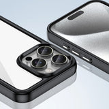 Udendørs rumkasse med gelramme til iPhone 16 Pro Max - sort