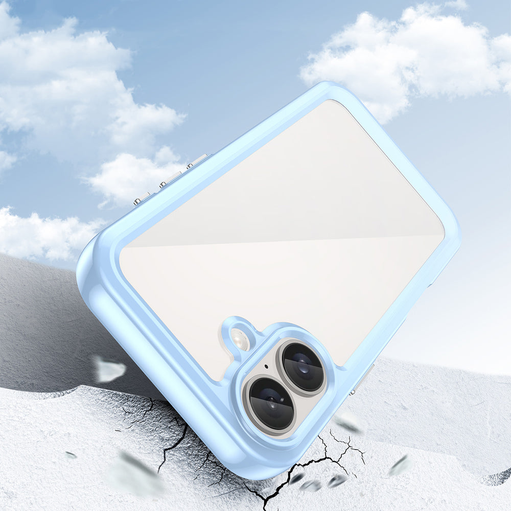 Outer Space Case med gelramme til iPhone 16 - Blå