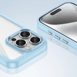 Udendørs rumkasse med gelramme til iPhone 16 Pro Max - Blå