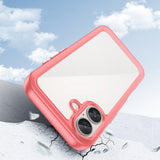Outer Space Case med Gel Frame til iPhone 16 Plus - Rød