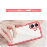 Outer Space Case med Gel Frame til iPhone 16 Plus - Rød
