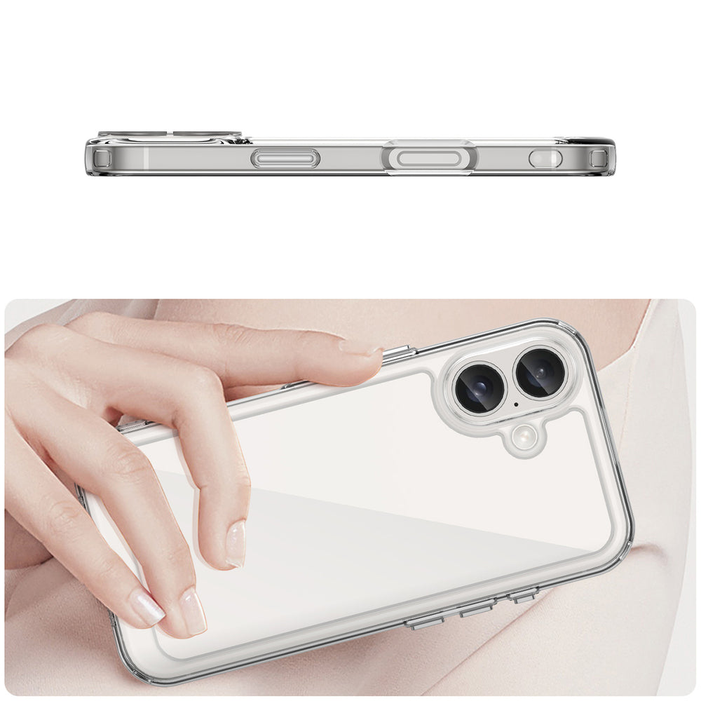 Udendørs rumkasse med gelramme til iPhone 16 - klar