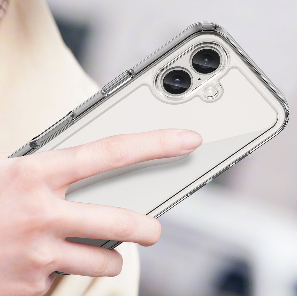 Udendørs rumkasse med gelramme til iPhone 16 - klar