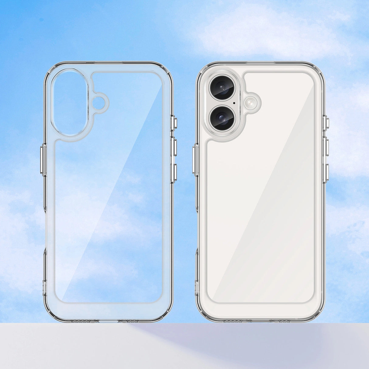 Udendørs rumkasse med gelramme til iPhone 16 - klar