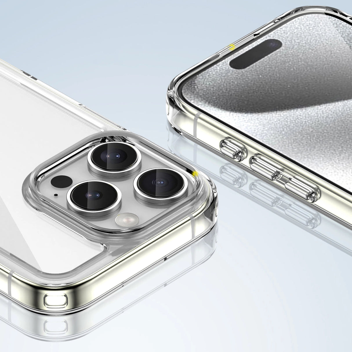 Udendørs rumkasse med gelramme til iPhone 16 Pro Max - klar
