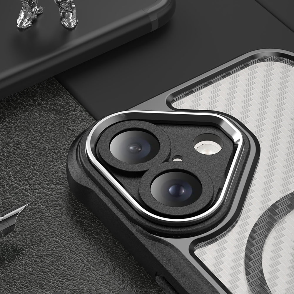 Ledende serie MagSafe Silicone Case til iPhone 16 - sort