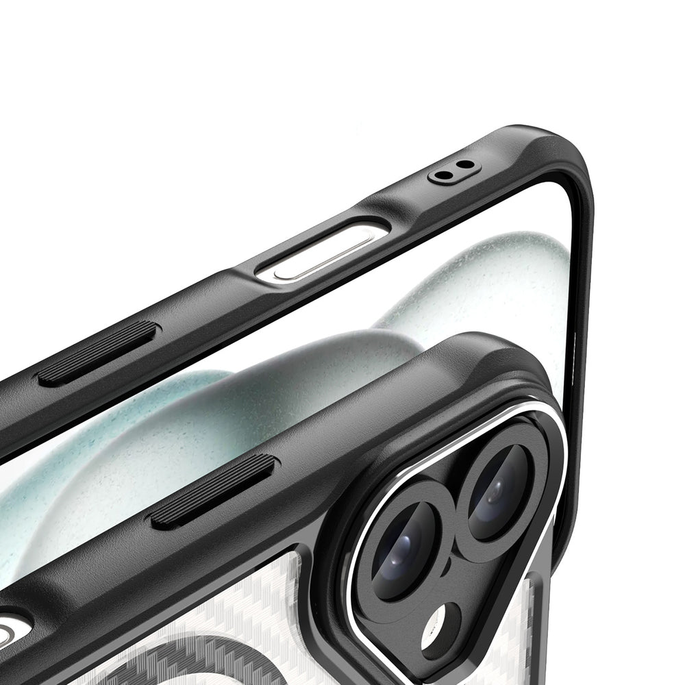 Ledende serie MagSafe Silicone Case til iPhone 16 - sort