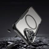 Ledende serie MagSafe Silicone Case til iPhone 16 - sort