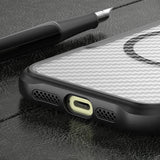 Ledende serie MagSafe Silicone Case til iPhone 16 Pro - sort