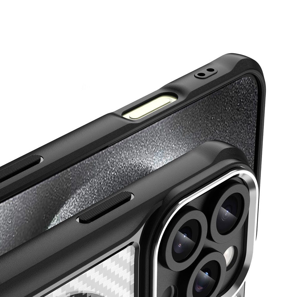 Ledende serie MagSafe Silicone Case til iPhone 16 Pro - sort