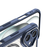 Ledende serie MagSafe Silicone Case til iPhone 16 Plus - Blå