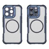Ledende serie MagSafe Silicone Case til iPhone 16 Pro - Blå