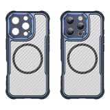 Ledende serie MagSafe Silicone Case til iPhone 16 Pro Max - Blå
