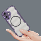 Ledende serie MagSafe Silicone Case til iPhone 16 - lilla